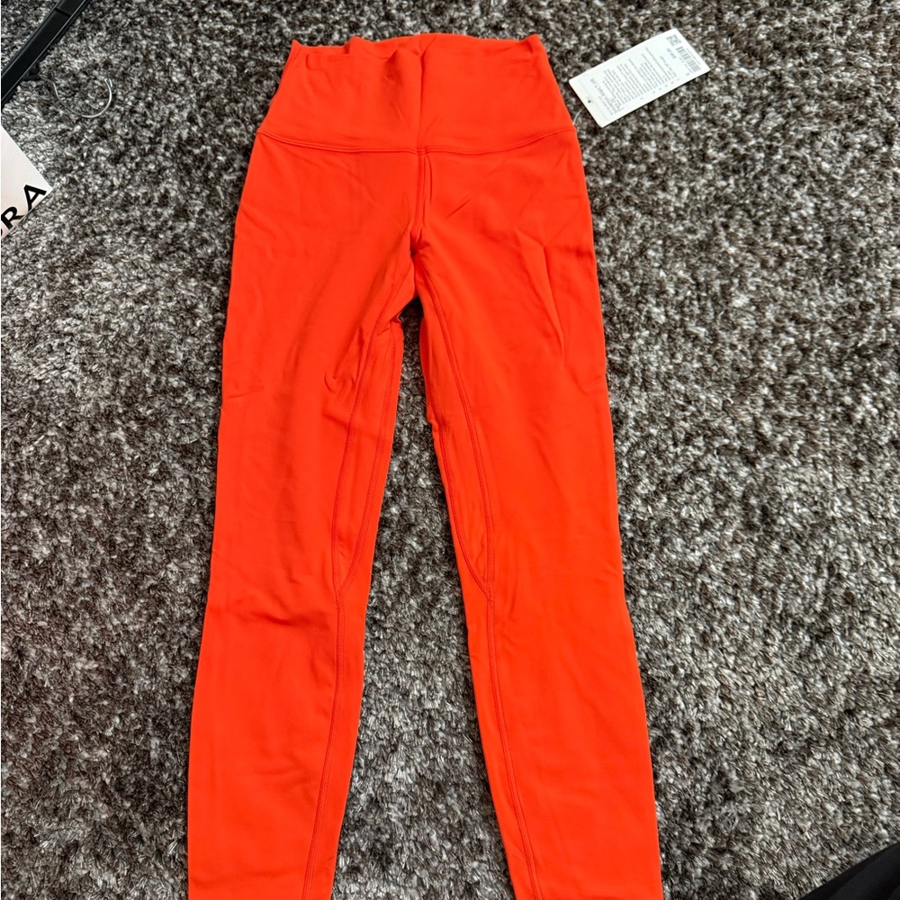 Lululemon Athletica Align HR Pant in Bright Orange